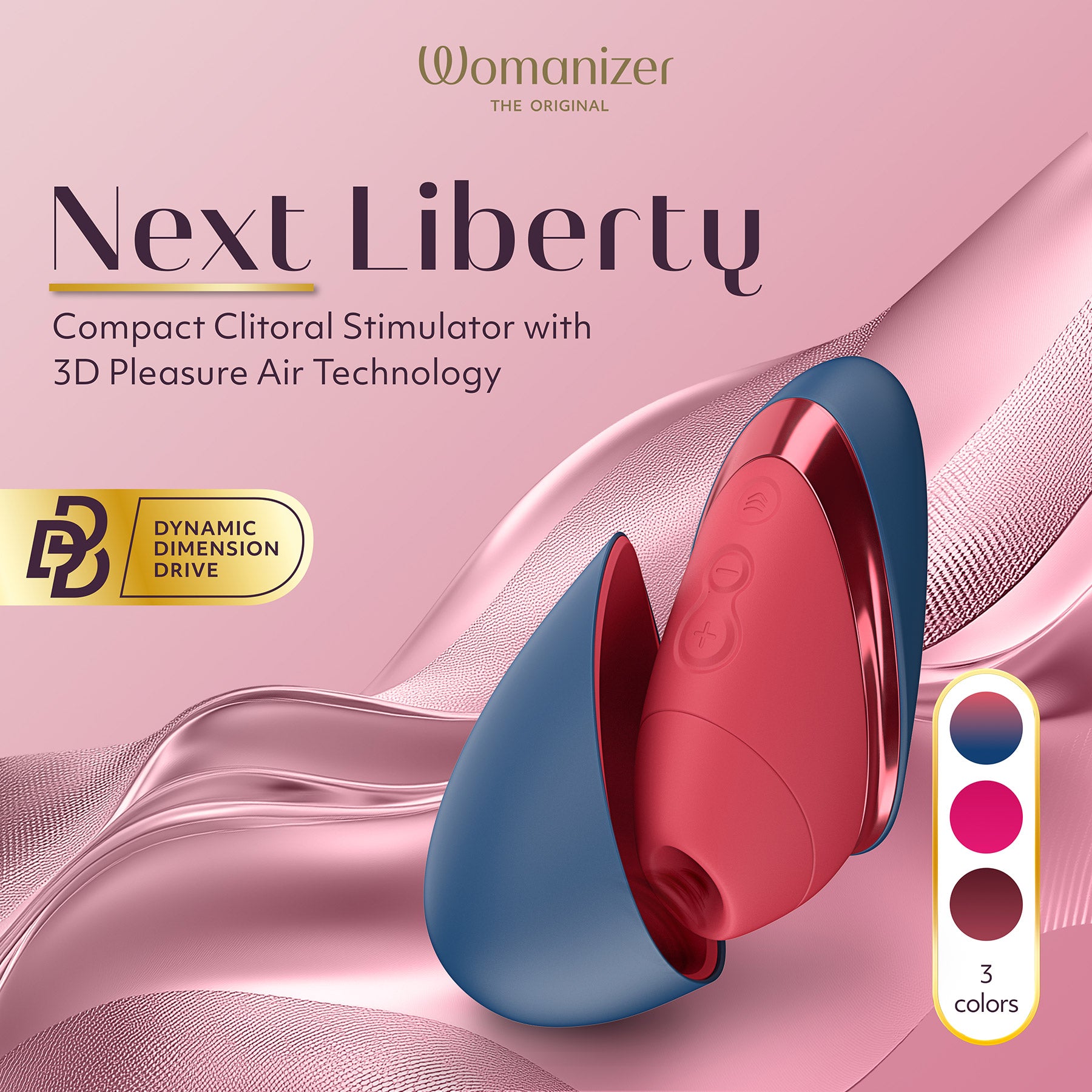 Womanizer Next Liberty Compact 3D Pleasure Air Clitoral Stimulator — 2 | Massage & wellness devices | discreet sex toys USA