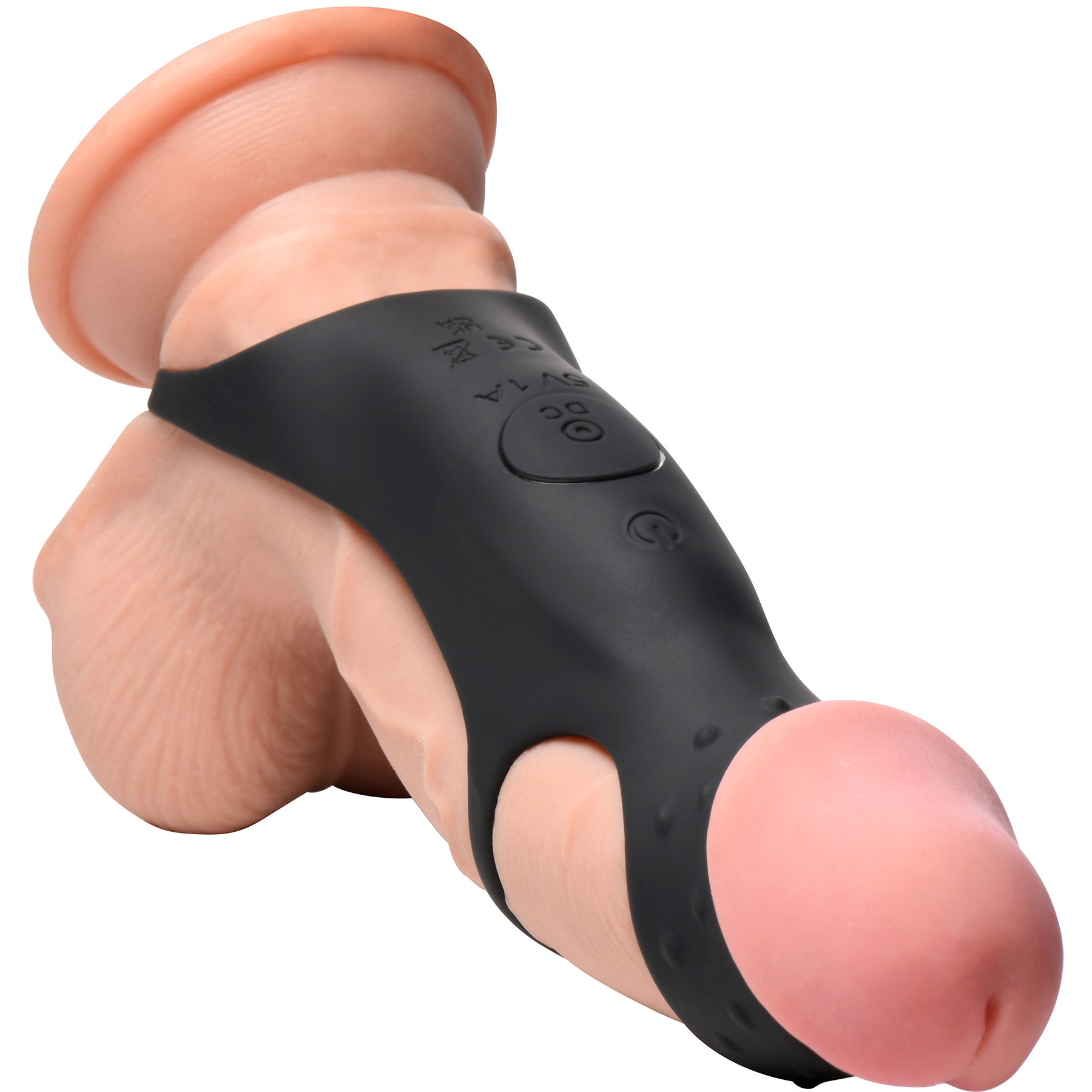 Jock Rush Vibrating Penis Sleeve Rechargeable Cock Ring With Remote — 3 | Men’s care devices | discreet sex toys USA