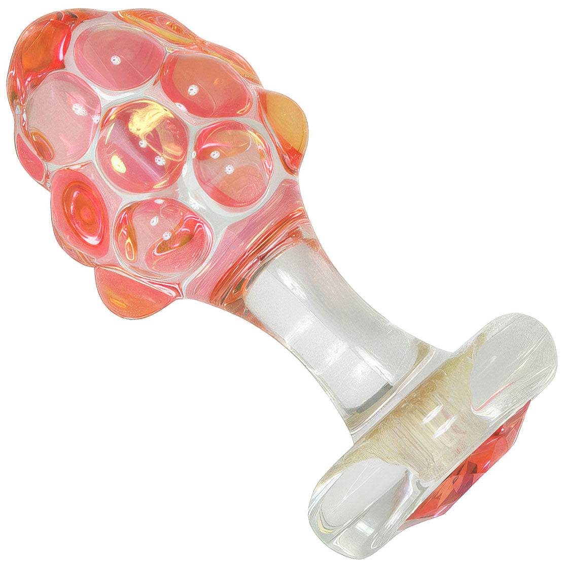 Pineapple Delight Glass Butt Plug By Crystal Delights — 2 | Premium couples toys | discreet sex toys USA