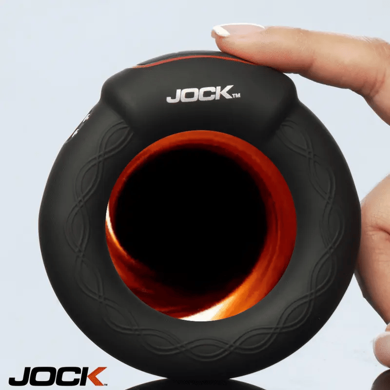 Jock Rumbler Vibrating & Warming Rechargeable Cock Ring With Remote — 2 | Men’s care devices | discreet sex toys USA