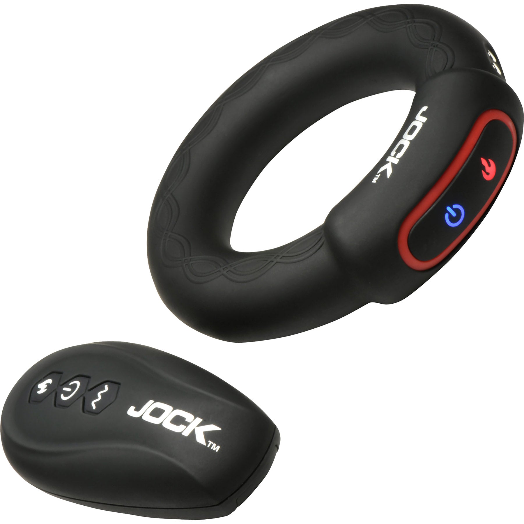 Jock Rumbler Vibrating & Warming Rechargeable Cock Ring With Remote — 3 | Men’s care devices | discreet sex toys USA