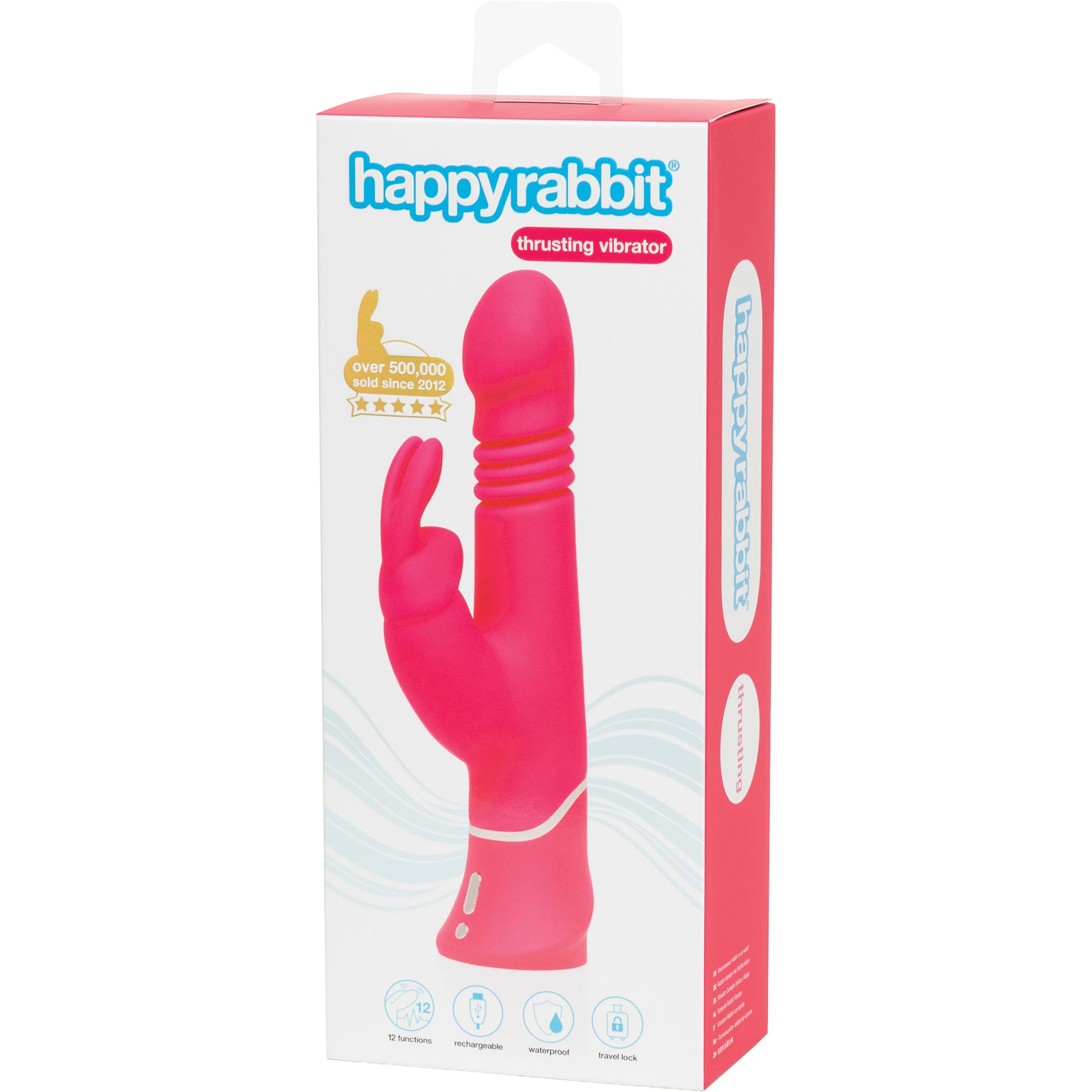 Happy Rabbit Thrusting Realistic Waterproof Silicone Rabbit Vibrator — 2 | Massage & wellness devices | discreet sex toys USA