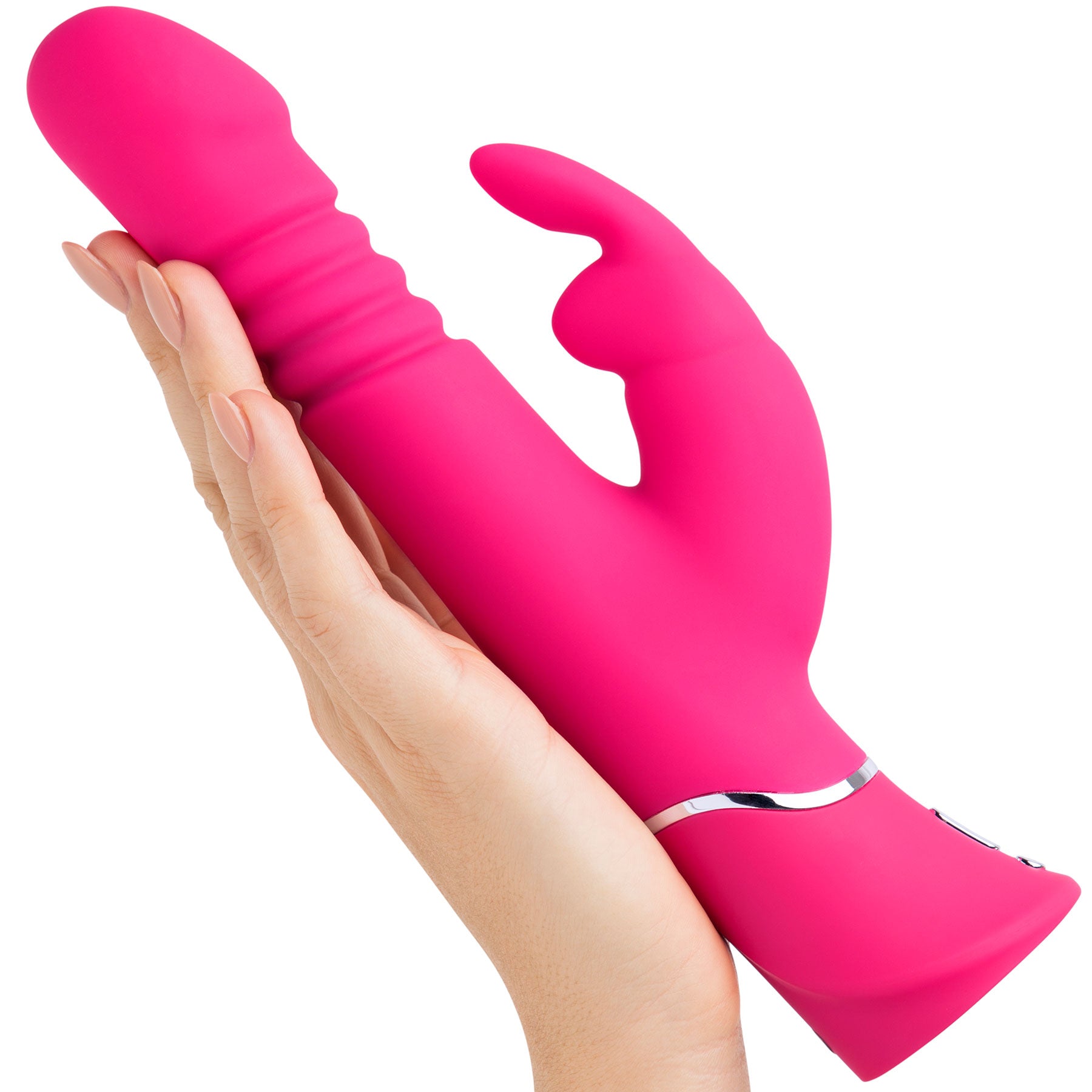 Happy Rabbit Thrusting Realistic Waterproof Silicone Rabbit Vibrator — 3 | Massage & wellness devices | discreet sex toys USA