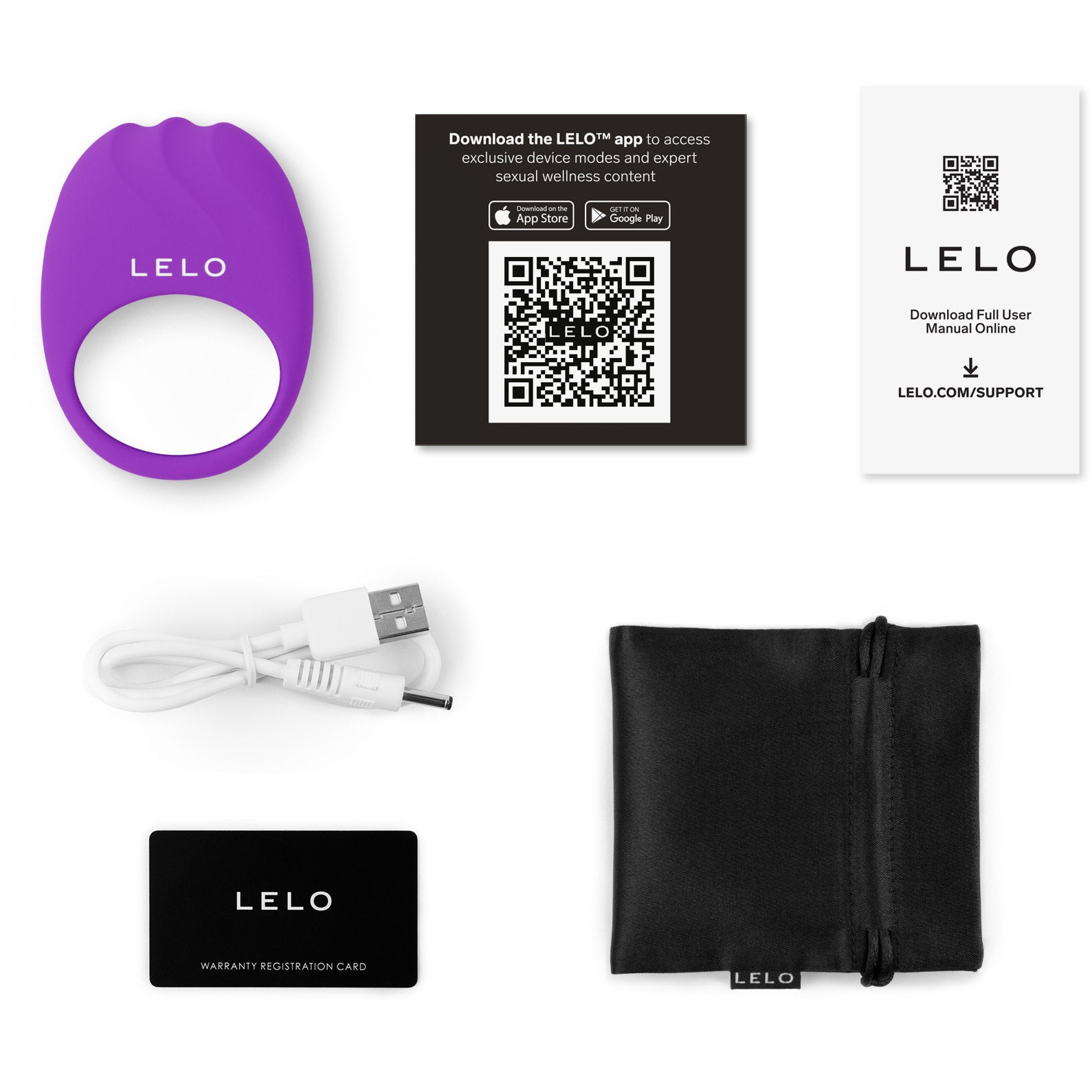 LELO LIFEGUARD™ Originals Silicone Vibrating Penis Ring — 2 | Elegant accessories | discreet sex toys USA