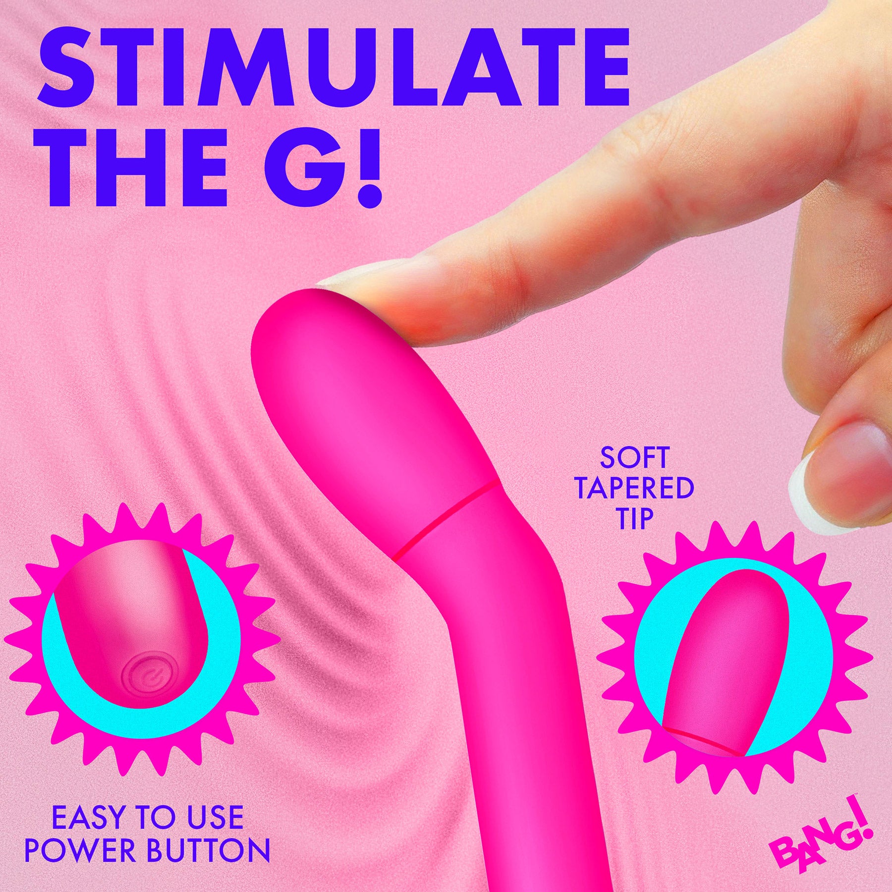 BANG! Slim G-Spot Rechargeable Silicone Vibrator — 2 | Massage & wellness devices | discreet sex toys USA
