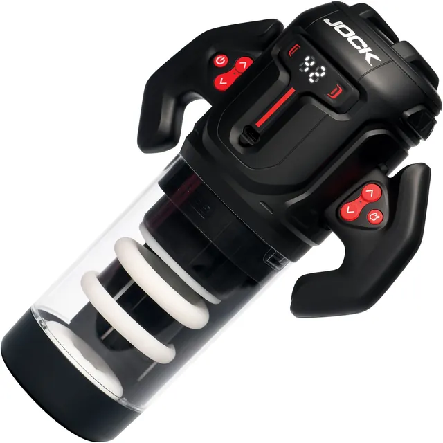 Jock Turbo Spin Thrusting & Rotating Rechargeable Penis Masturbator | Men’s care devices | discreet sex toys USA