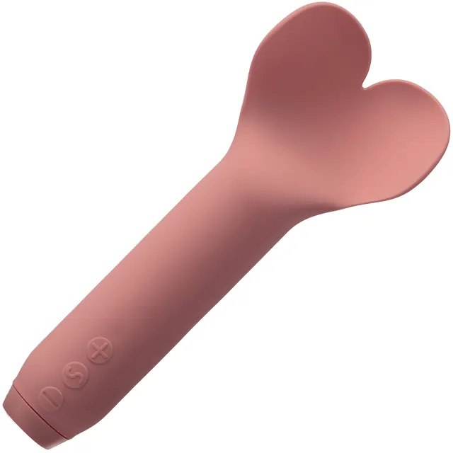Je Joue Amour Bullet Silicone Vibrator With Fluttering Heart Tip | Massage & wellness devices | discreet sex toys USA