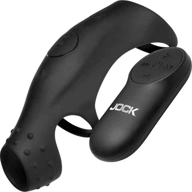 Jock Rush Vibrating Penis Sleeve Rechargeable Cock Ring With Remote | Men’s care devices | discreet sex toys USA
