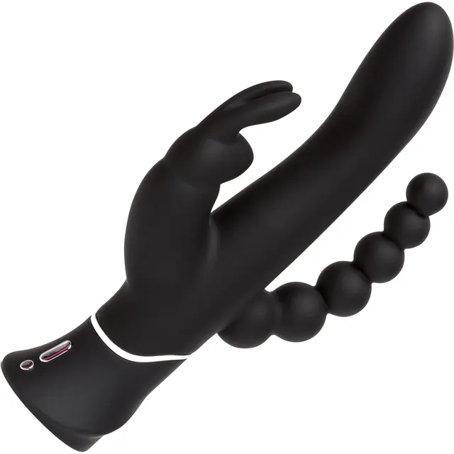 Happy Rabbit Triple Curve Rechargeable Silicone Rabbit Vibrator | Massage & wellness devices | discreet sex toys USA