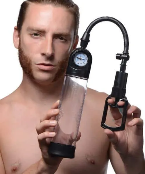 Pump with Gauge Pressure | Men’s care devices | discreet sex toys USA